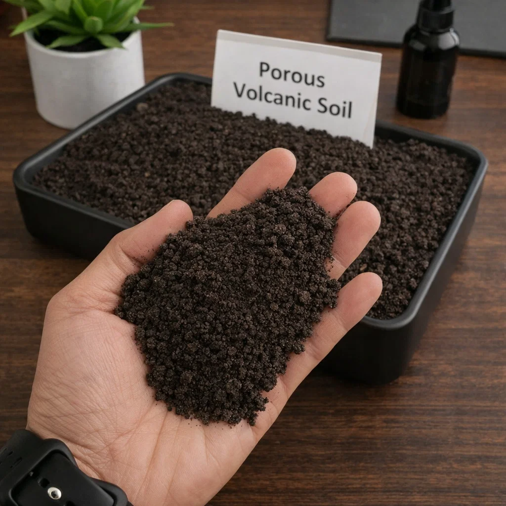 Agricultural volcanic tuff 0–4 mm from Green Grove Soil